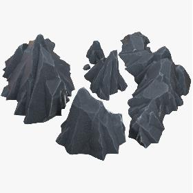 3D Rocks Set V1